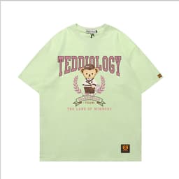Áo Thun 3157 Phom Rộng HY KOREA Vải Cotton 65/35 Co giãn Phù Hợp Nam Nữ Từ 35 Tới 80kg 4