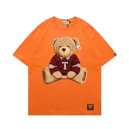 Áo Thun 3097 Phom Rộng HY KOREA Vải Cotton 65/35 Co giãn Phù Hợp Nam Nữ Từ 35 Tới 80kg 3