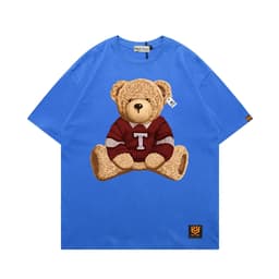 Áo Thun 3097 Phom Rộng HY KOREA Vải Cotton 65/35 Co giãn Phù Hợp Nam Nữ Từ 35 Tới 80kg 2
