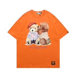 Áo Thun 3143 Phom Rộng HY KOREA Vải Cotton 65/35 Co giãn Phù Hợp Nam Nữ Từ 35 Tới 80kg 3