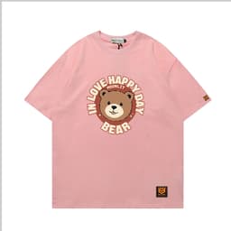 Áo Thun 3057 Phom Rộng HY KOREA Vải Cotton 65/35 Co giãn Phù Hợp Nam Nữ Từ 35 Tới 80kg 5