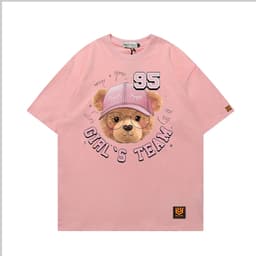 Áo Thun 2661 Phom Rộng HY KOREA Vải Cotton 65/35 Co giãn Phù Hợp Nam Nữ Từ 35 Tới 80kg 5