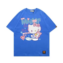 Áo Thun 3062 Phom Rộng HY KOREA Vải Cotton 65/35 Co giãn Phù Hợp Nam Nữ Từ 35 Tới 80kg 2