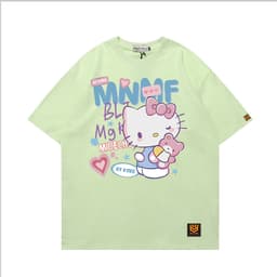Áo Thun 3062 Phom Rộng HY KOREA Vải Cotton 65/35 Co giãn Phù Hợp Nam Nữ Từ 35 Tới 80kg 1