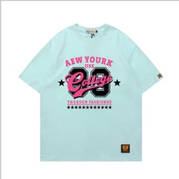 Áo Thun 3088 Phom Rộng HY KOREA Vải Cotton 65/35 Co giãn Phù Hợp Nam Nữ Từ 35 Tới 80kg 2