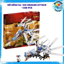 [ Pre Oder ] Đồ chơi mô hình xếp hình Set season1 cuộc tấn công của rồng băng Zane - 158 pcs 1