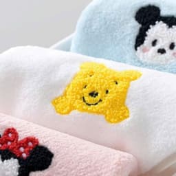 Bộ 5 Khăn Lau Mặt Cho Bé Lông Cừu San Hô Siêu Dễ Thương Họa Tiết Disney Cao Cấp Mềm Mại 7