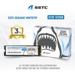 Ổ CỨNG SSD SSTC OCEANIC WHITETIP E130 M2 Nvme GEN3 512GB CHÍNH HÃNG BẢO HÀNH 3 NĂM 3