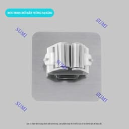 Móc Dán Tường Treo Đồ, Móc Kẹp Chổi Dán Tường Treo Cây Lau Nhà Đa Năng 8