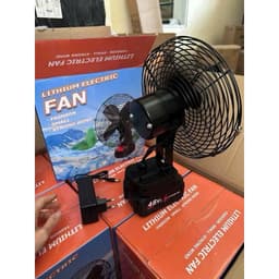 Quạt Tích Điện Lồng Sắt, Dùng Pin Lithium 14.4V - 21V 10 Cell, Tặng Kèm Pin & Sạc, Dễ Dàng Gấp Gọn 3