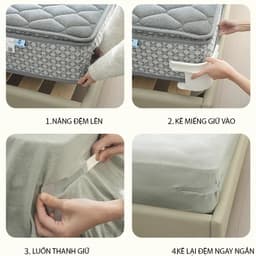 kẹp giữ ga giường - bộ 4 kẹp cố định ga giường chắc chắn 4