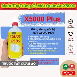 Dung Dịch Xịt Tẩy Trắng Quần Áo VIC OXY X5000 500ml – Làm Sáng Quần Áo, Loại Bỏ Vết Ố Bẩn Cứng Đầu 6