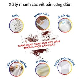 Dung Dịch Xịt Tẩy Trắng Quần Áo VIC OXY X5000 500ml – Làm Sáng Quần Áo, Loại Bỏ Vết Ố Bẩn Cứng Đầu 5