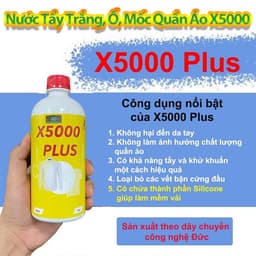Dung Dịch Xịt Tẩy Trắng Quần Áo VIC OXY X5000 500ml – Làm Sáng Quần Áo, Loại Bỏ Vết Ố Bẩn Cứng Đầu 8
