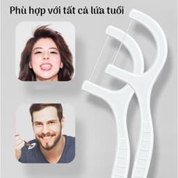Combo 9 Hộp 450 Chiếc Tăm Chỉ Nha Khoa, Vệ Sinh Sạch Sẽ Kẽ Răng Chân Nướu Chăm Sóc Răng Miệng - GD38 7