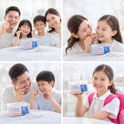 Combo 9 Hộp 450 Chiếc Tăm Chỉ Nha Khoa, Vệ Sinh Sạch Sẽ Kẽ Răng Chân Nướu Chăm Sóc Răng Miệng - GD38 6
