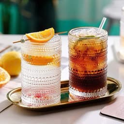 Cốc Thuỷ Tinh Cao Cấp Hàng Loại 1 Hoạ Tiết Sang Trọng Thể Tích 440ml 3