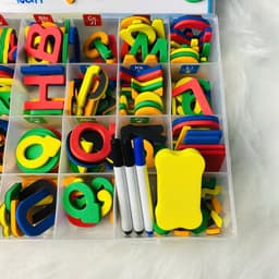 Bảng Nam Châm Chữ Số & Chữ Cái Song Ngữ 3IN1 (309 Chi Tiết) - Giúp Bé Học Tiếng Việt, Tiếng Anh và Toán 9