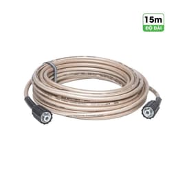 [15M] Dây rửa xe áp lực cao HUKAN G1-DR15, Chống ngập, Chống rò - Độ dài 15 mét - Đầu nối M22x1.5mm 6