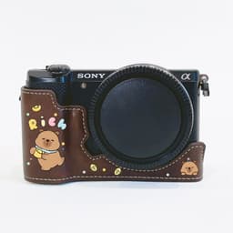 [SẴN] Case bao da Halfcase SONY A5000 A5100 Ốp da bảo vệ máy ảnh 5