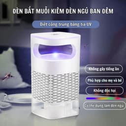 Đèn Bắt Muỗi , Đèn Thu Hút Côn Trùng Thông Minh Tự Động, Không Ồn, Không Mùi, Không Hoá Chất 7