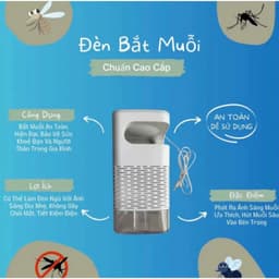 Đèn Bắt Muỗi , Đèn Thu Hút Côn Trùng Thông Minh Tự Động, Không Ồn, Không Mùi, Không Hoá Chất 4