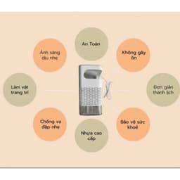 Đèn Bắt Muỗi , Đèn Thu Hút Côn Trùng Thông Minh Tự Động, Không Ồn, Không Mùi, Không Hoá Chất 9
