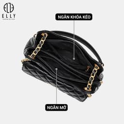 [Tặng hộp 20.10] Túi xách nữ thời trang ELLY EL269 đeo chéo đeo vai da tổng hợp cao cấp chính hãng 6