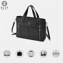 [Tặng Hộp 20.10] Túi Xách Nữ ELLY EL342 Da Tổng Hợp Cao Cấp Đeo Vai Công Sở Thời Trang Hot Trend 8