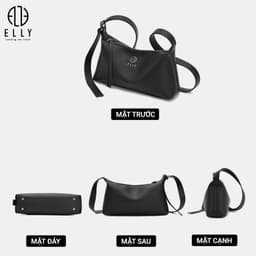 [Tặng hộp 20.10] Túi xách nữ ELLY EL399 túi đeo chéo đeo vai thời trang cao cấp thanh lịch 4
