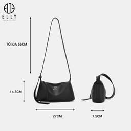 [Tặng hộp 20.10] Túi xách nữ ELLY EL399 túi đeo chéo đeo vai thời trang cao cấp thanh lịch 3
