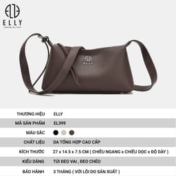 [Tặng hộp 20.10] Túi xách nữ ELLY EL399 túi đeo chéo đeo vai thời trang cao cấp thanh lịch 2