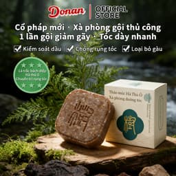 Dầu Gội DONAN dược liệu 2in1 Hà Thủ Ô Dầu Gội / Thảo mộc Dầu Gội , Giảm Gãy Rụng / Donan xà phòng 90g 3
