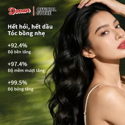 Dầu Gội DONAN dược liệu 2in1 Hà Thủ Ô Dầu Gội / Thảo mộc Dầu Gội , Giảm Gãy Rụng / Donan xà phòng 90g 6