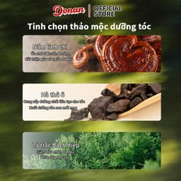 Dầu Gội DONAN dược liệu 2in1 Hà Thủ Ô Dầu Gội / Thảo mộc Dầu Gội , Giảm Gãy Rụng / Donan xà phòng 90g 7