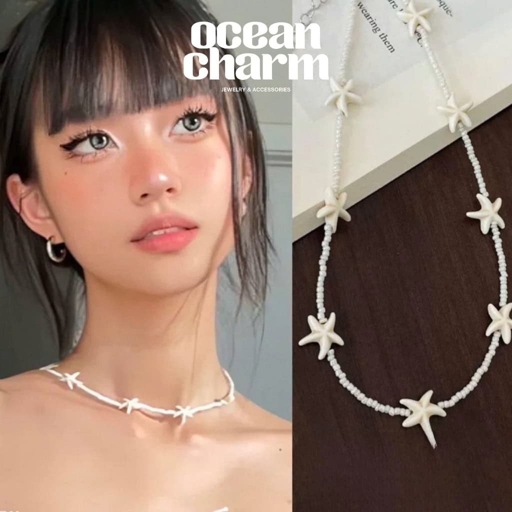 Vòng Cổ, Vòng Tay, Vòng Chân Sao Biển Unisex - Quà Tặng Vibe Ocean Charm, Có Sẵn, Phong Cách Hàn Quốc