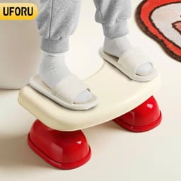 Ghế kê chân toilet chống táo bón, chống trượt, thiết kế cứng cáp chắc chắn, chất liệu nhựa PP độ bền cao - UF811 1