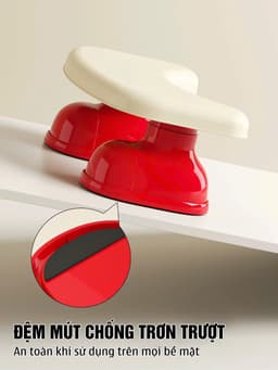 Ghế kê chân toilet chống táo bón, chống trượt, thiết kế cứng cáp chắc chắn, chất liệu nhựa PP độ bền cao - UF811 5