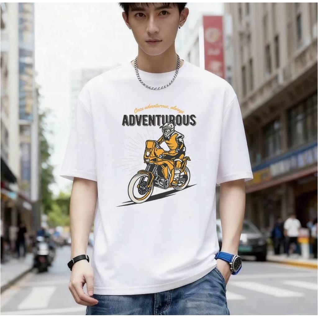 Áo Thun Unisex Nam Nữ in hình ADVENTURE chất liệu cotton 100% co giãn 4 chiều