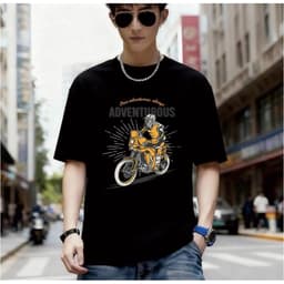 Áo Thun Unisex Nam Nữ in hình ADVENTURE chất liệu cotton 100% co giãn 4 chiều 3