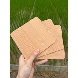 Combo 5 Miếng Lót Ly, Lót Nồi Chống Nóng, Chất Liệu Bằng GỖ Chịu Nhiệt Hàng Loại Đẹp 7