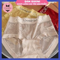 SET 5-10 quần lót nữ ren cạp cao Comfortable mềm mại thoáng mát Mẫu 1268 1