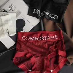 SET 5-10 quần lót nữ ren cạp cao Comfortable mềm mại thoáng mát Mẫu 1268 2