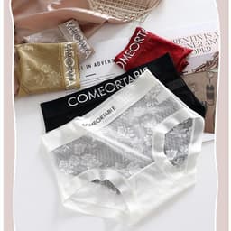 SET 5-10 quần lót nữ ren cạp cao Comfortable mềm mại thoáng mát Mẫu 1268 6