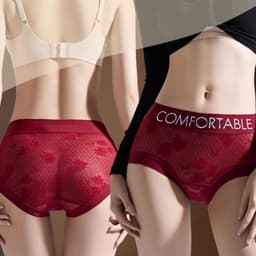 SET 5-10 quần lót nữ ren cạp cao Comfortable mềm mại thoáng mát Mẫu 1268 8