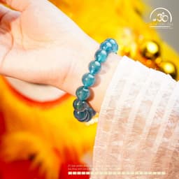 Ngọc Đan Tâm - Vòng Tay Aquamarine 12mm 8A VIP - Mệnh Thuỷ & Mệnh Mộc 3
