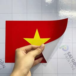 [SGP] Decal Nam Châm Cờ Việt Nam Đế Trắng Cao Cấp Chống Trầy, Trang Trí Ô Tô (60x40cm) 2