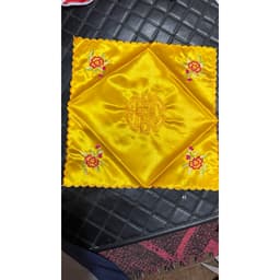 1 bộ khăn tay hầu đồng 5 cái 5 mầu dâng rựu dâng trà, hàng thêu 3D cao cấp 3