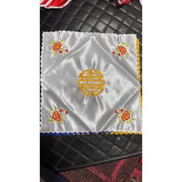 1 bộ khăn tay hầu đồng 5 cái 5 mầu dâng rựu dâng trà, hàng thêu 3D cao cấp 5