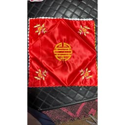 1 bộ khăn tay hầu đồng 5 cái 5 mầu dâng rựu dâng trà, hàng thêu 3D cao cấp 6